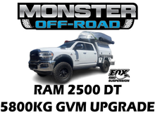 Load image into Gallery viewer, RAM 2500 5TH GEN HEAVY DUTY 5800KG GVM UPGRADE (PRE-REGO SECOND STAGE OF MANUFACTURE) FOX 2.5 PERFORMANCE ELITE DSC