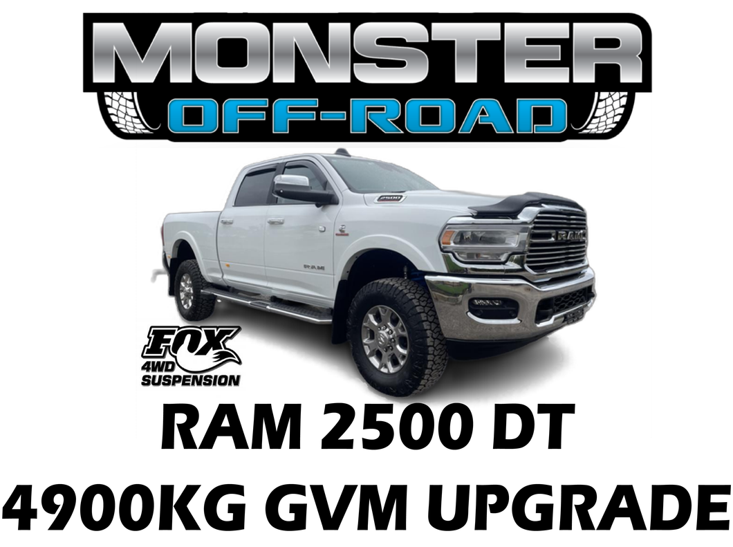 RAM 2500 5TH GEN HEAVY DUTY 4900KG GVM UPGRADE (PRE-REGO SECOND STAGE OF MANUFACTURE)