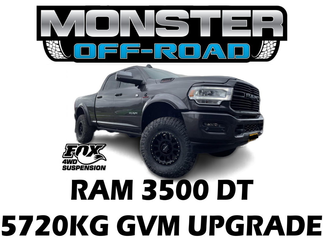 RAM 3500 5TH GEN HEAVY DUTY 5720KG GVM UPGRADE (PRE-REGO SECOND STAGE OF MANUFACTURE)